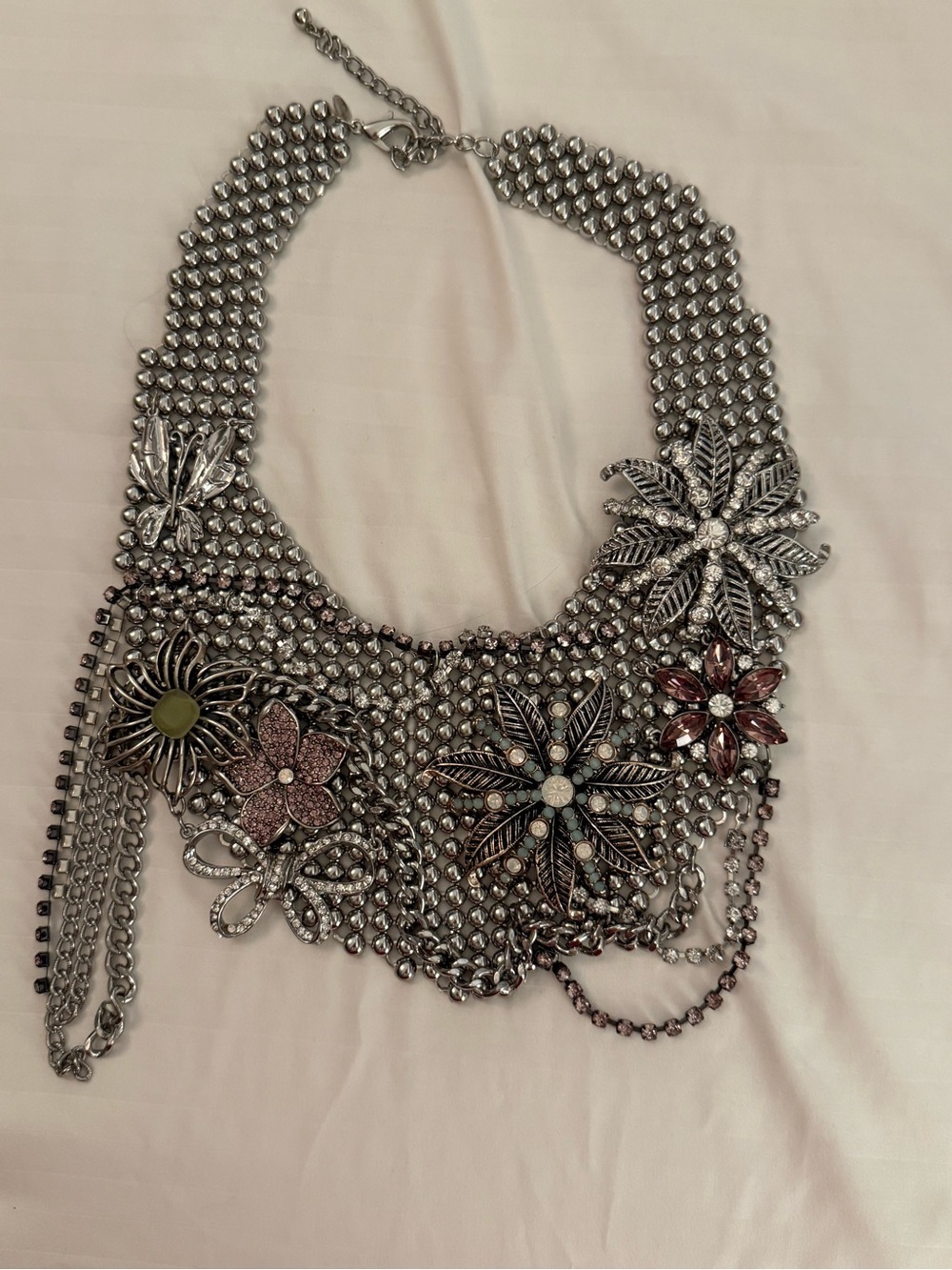 Express Crystal Collar Statement Necklace